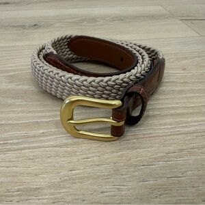 Brighton Elastic Cord With Croco Leather Belt